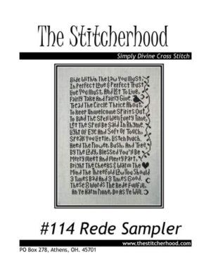Wiccan rede Cross Stitch Pattern