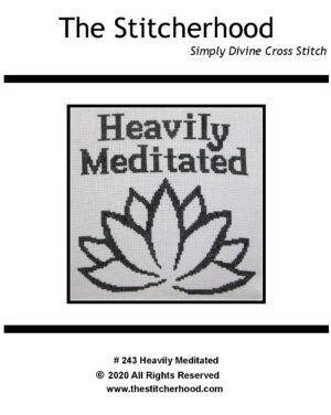 Yoga Cross Stitch Pattern