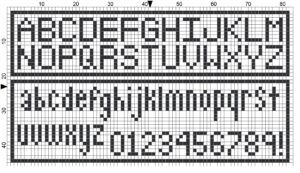 free alphabet and numbers cross stitch
