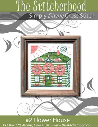 Log Cabin Cross Stitch Pattern