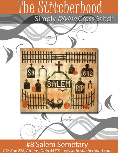 Halloween Salem Cross Stitch Pattern