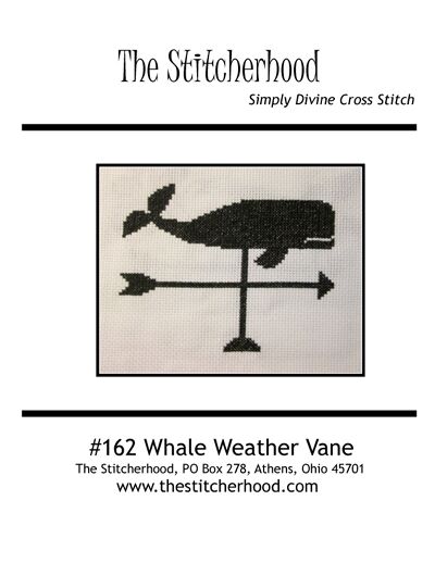 whale weather vane Cross Stitch Pattern