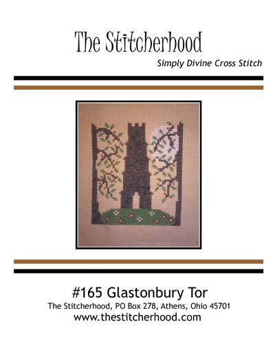 Wicca Glastonbury Tor Cross Stitch