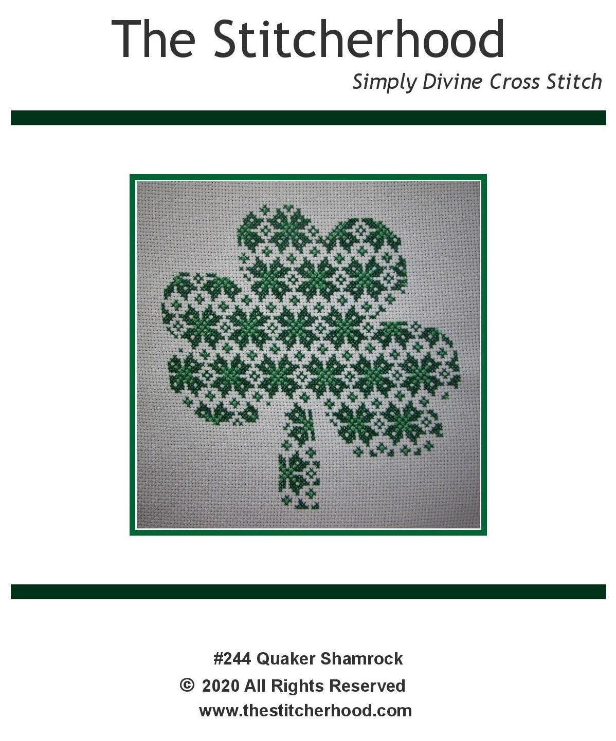 Quaker Cross Stitch Pattern