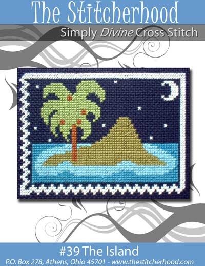 Nautical Island Cross Stitch Pattern