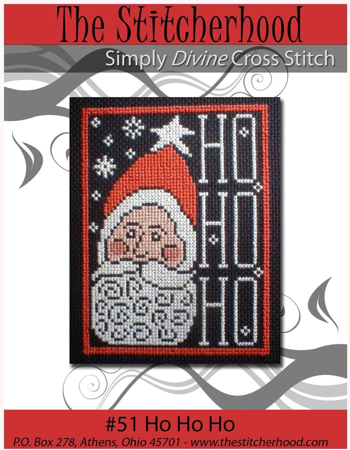 Christmas Santa Cross Stitch Pattern