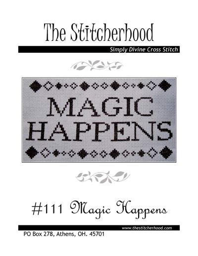 Wicca magic happens Cross Stitch