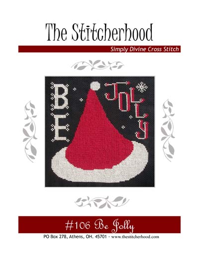 Christmas Cross Stitch santa hat