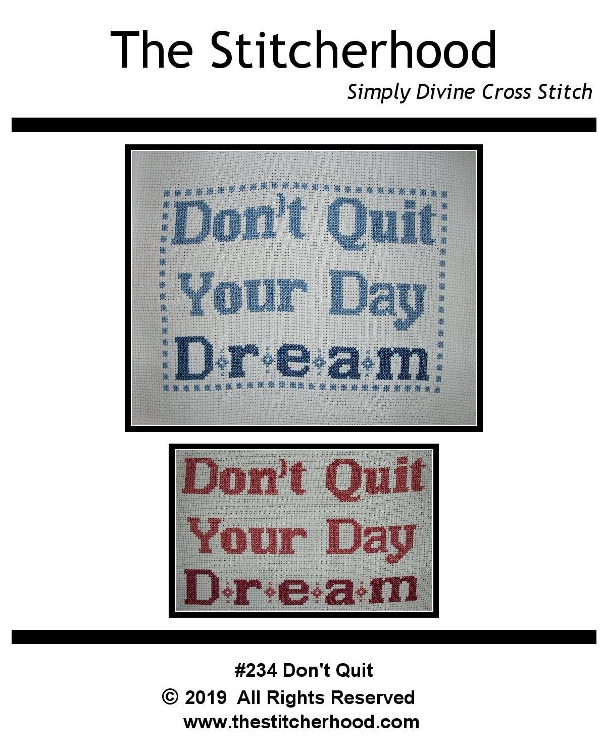 Inspirational Cross Stitch