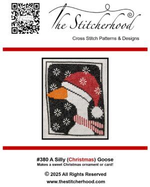Silly Christmas Goose cross Stitch pattern