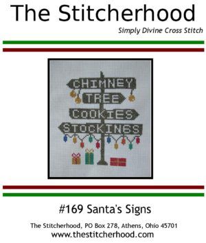 funny Santa Christmas cross stitch