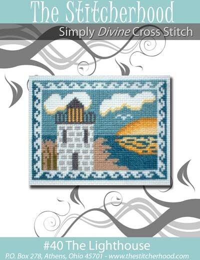 Lighthouse Nautical Cross Stitch Pattern