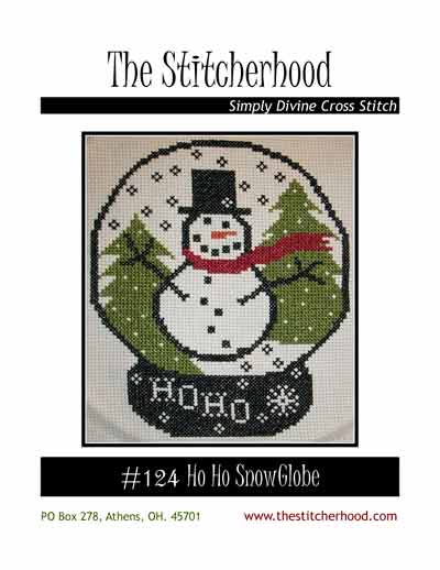 Christmas snow globe Cross Stitch