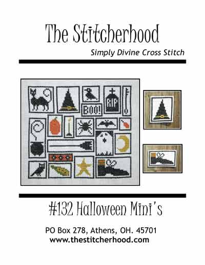 Halloween mini motif Cross Stitch Pattern