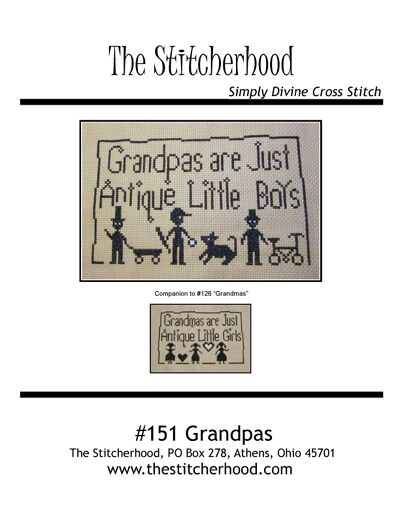 Family Grandparents Cross Stitch Pattern