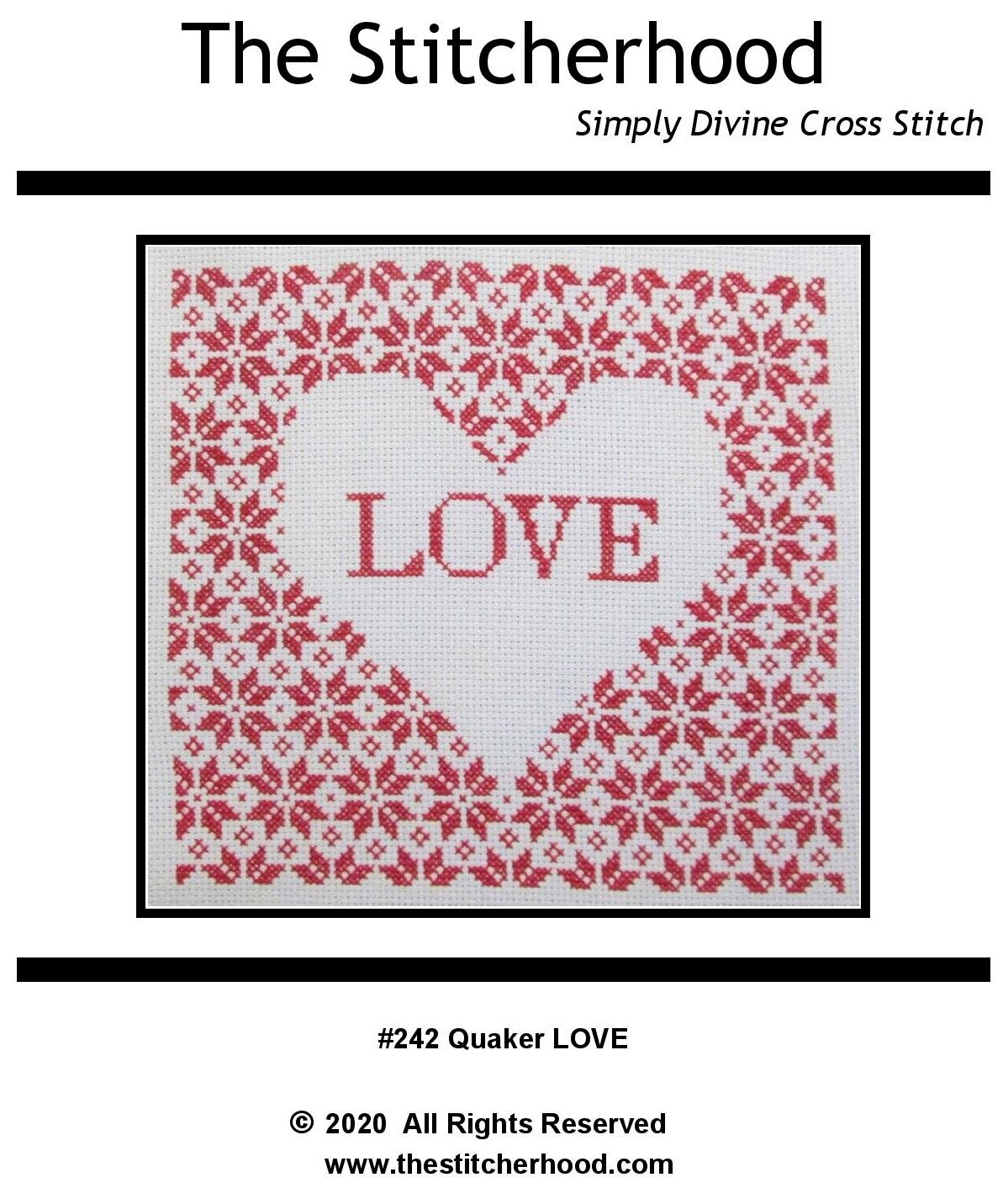 Valentine Cross Stitch Pattern