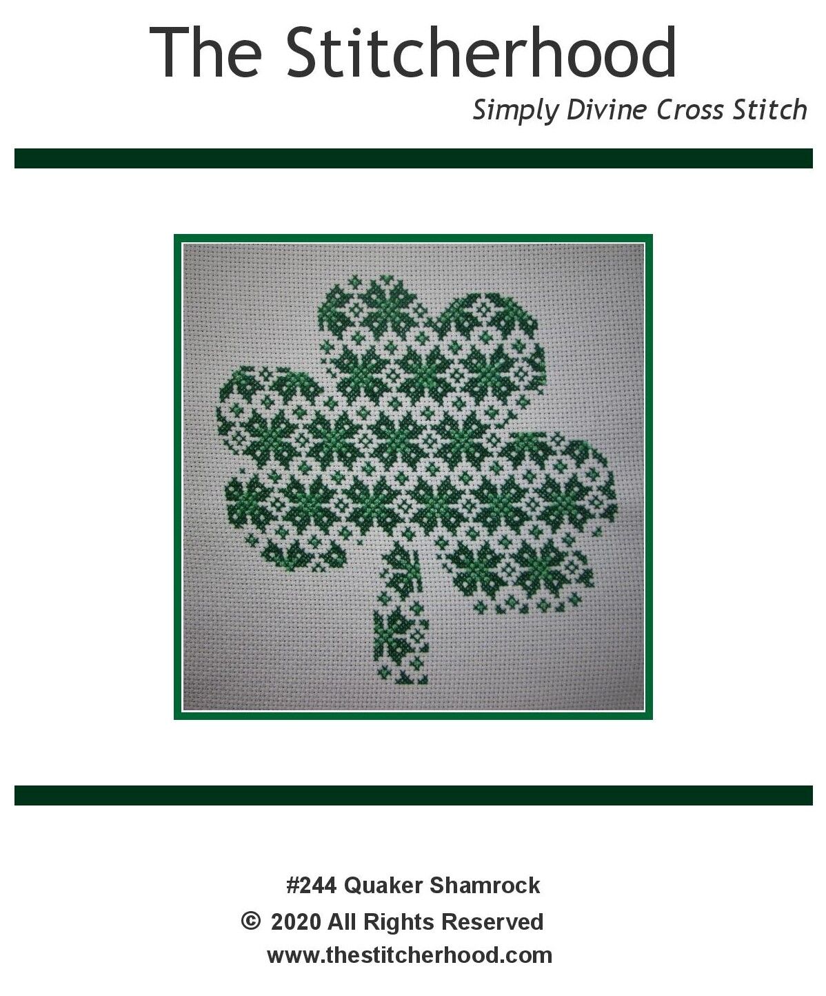 Quaker Cross Stitch Pattern