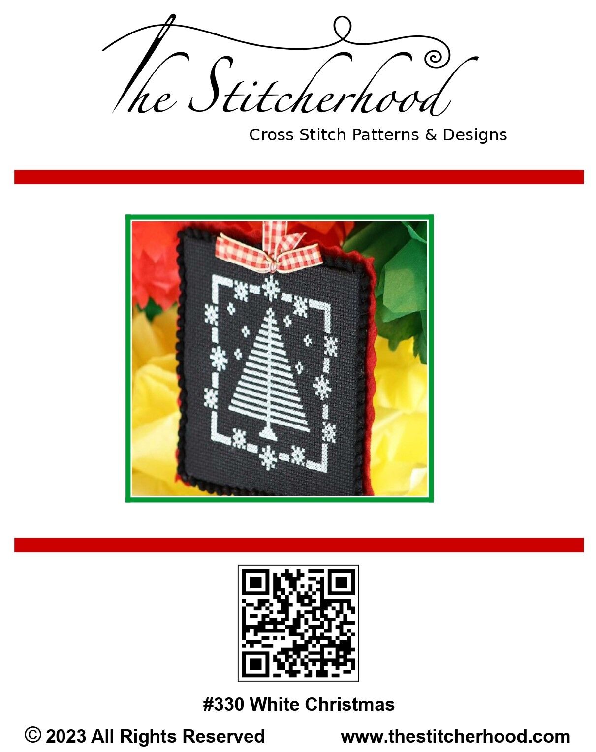 Christmas cross stitch ornament pattern